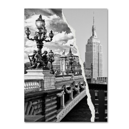 Trademark Fine Art Philippe Hugonnard 'Live in Paris and New York' Canvas Art, 18x24 PH0117-C1824GG